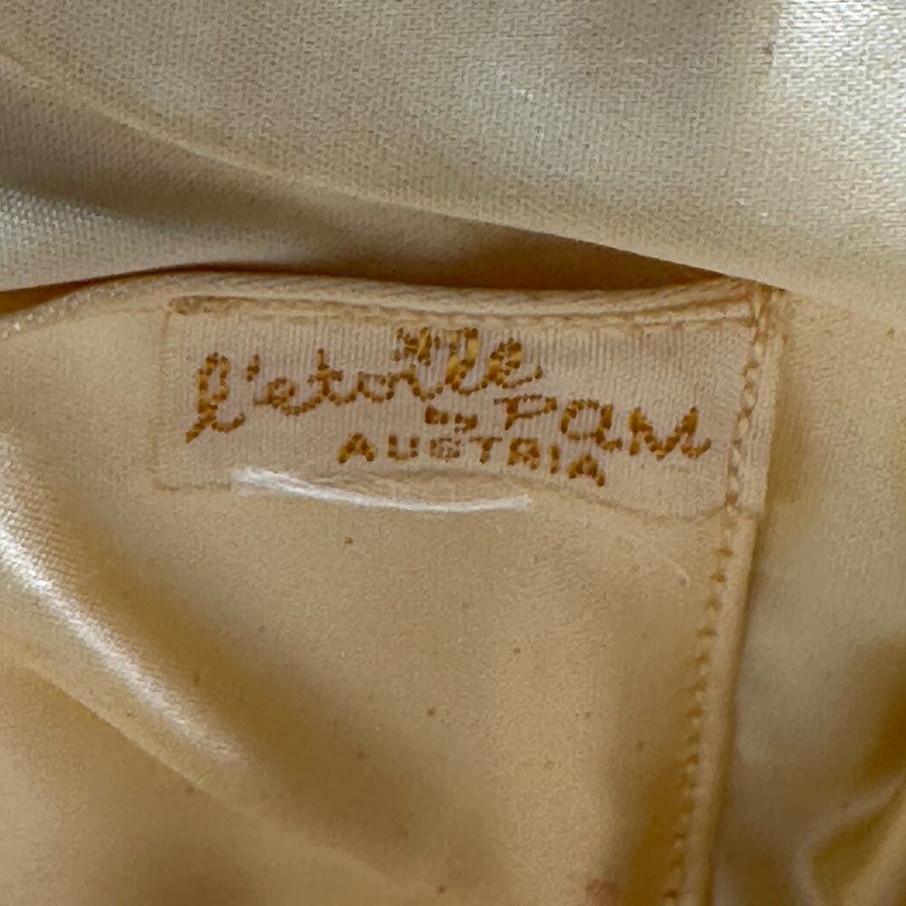 L'Etoile by Pam Vintage Evening Bag Rhinestone Purse Austrian Crystals 50's rare - Picture 5 of 10